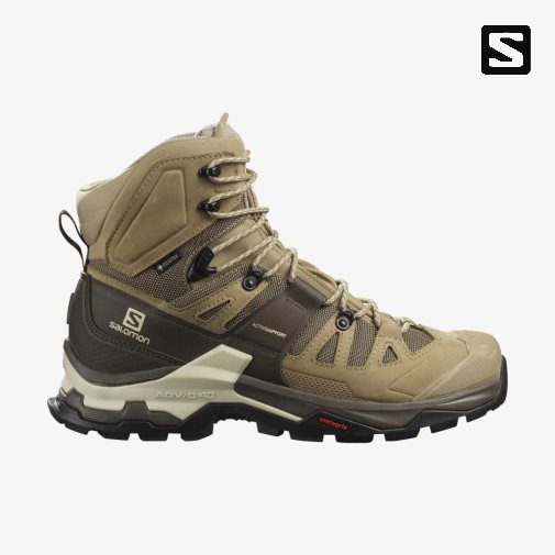 Olive Salomon Quest 4 GTX Men's Hiking Boots | PH 73042H